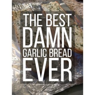 I fucking love bread. Who doesn't? And I'd eat garlic bread as a meal all by itself if I could. But I'm an "adult" and I can't. But you can, and should, steal this amazing garlic bread recipe.  #easy #garlicbread #quickmeal #recipes #sidedish #yummy

http://brokebish.com/?p=549